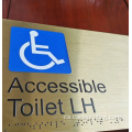 Número de porta de braille de metall a l'engròs i placa de nom